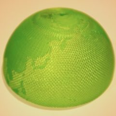 テクスチャで陸と海を描きわけた地球儀・地図