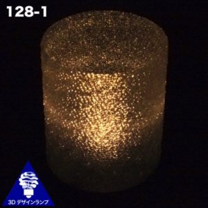 螺旋 3D 印刷によるランダム模様の LED キャンドルキャップ