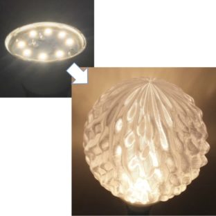LED のつぶつぶを活かして〈きらめく〉3Dデザインランプ