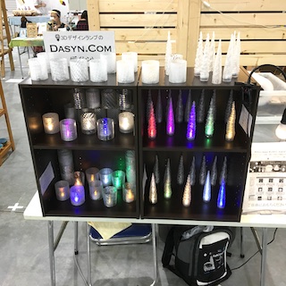 2019 年夏のデザインフェスタでのデイシンの展示