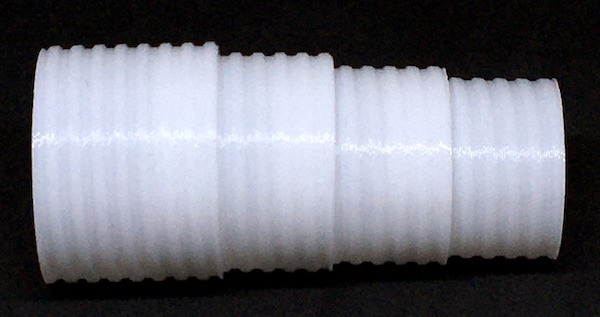 螺旋 3D 印刷でつくった入れ子のネジ