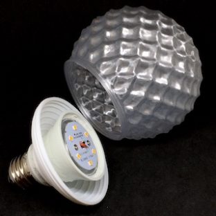 シェードが交換できる 3D デザイン電球の開発