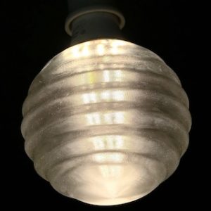 渦巻形の おしゃれな 3D デザイン電球