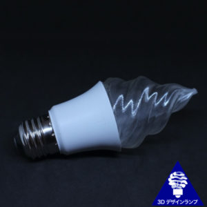 通常の電球用の LED をつかった，あたらしいシャンデリア電球