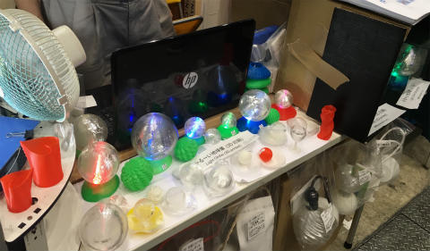 2016 年春のデザインフェスタでのデイシンの展示