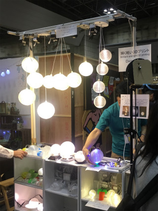 2017 年春のデザインフェスタでのデイシンの展示
