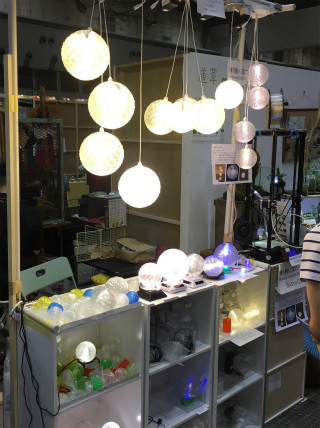 2017 年春のデザインフェスタでのデイシンの展示