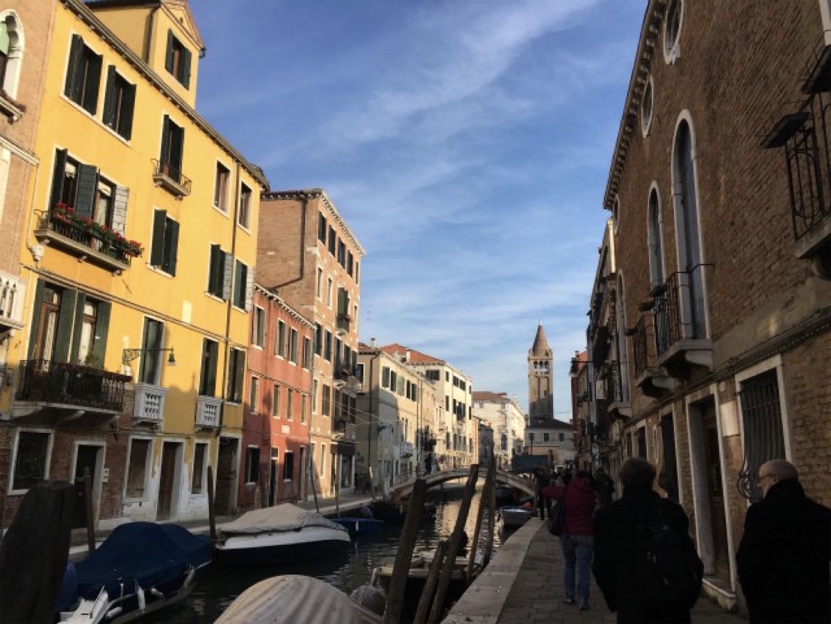 ヴェネチアの学会の会場周囲の風景