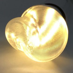 各種の 15W 相当 大波の形のミニランプ　きらめく 3D デザイン電球　おしゃれな きらめき