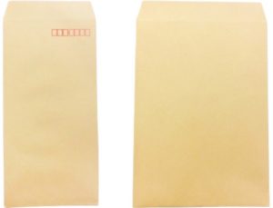 商品の梱包につかう封筒・箱など