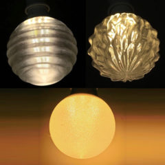 3種類にわけられる閉じた 3Dデザインランプ