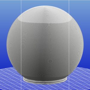 球形の 3D デザイン電球カバーのモデル