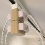 引掛シーリングから 4灯への分岐