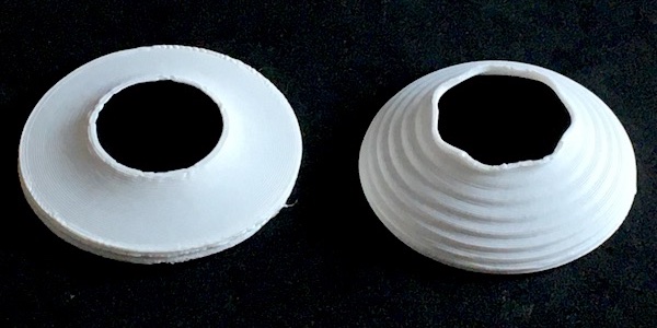 2 種類の 3D デザイン電球用アダプタ