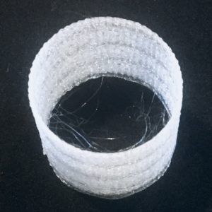 和紙風シェードにはえる毛