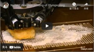 3D プリンタによる 3 次元のオリンピック・マークの造形