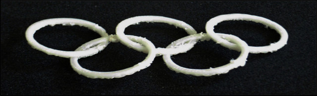 3D 印刷した五輪