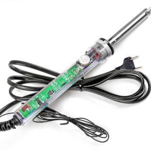 高温になりすぎない安価な中国製の自動温度制御つきのハンダごて