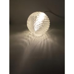 3Dデザインランプのために「光の彫刻」ということばを使ってみた