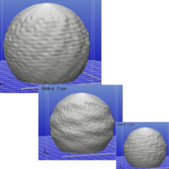 3Dプリンタで 1 個ずつちがう形や模様の製品をつくる「シングルトン連続生産」について