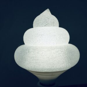 うんこ形電球 − 3Dデザインランプ