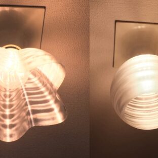 3Dデザイン電球で活かせなかった反射光のきらめきがある「電球カバー」