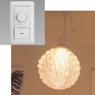調光可能な 3Dデザイン電球とペンダントライト