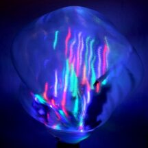 光源が交換可能な 3Dデザイン電球をカラーの装飾電球にしてみた