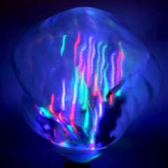 光源が交換可能な 3Dデザイン電球をカラーの装飾電球にしてみた