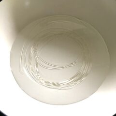 水につけた PLAフィラメントで和紙風シェードが改善された