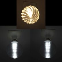 ようやく一部の 3D デザイン電球の写真をとりなおした