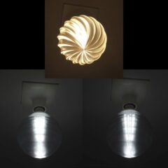 ようやく一部の 3D デザイン電球の写真をとりなおした